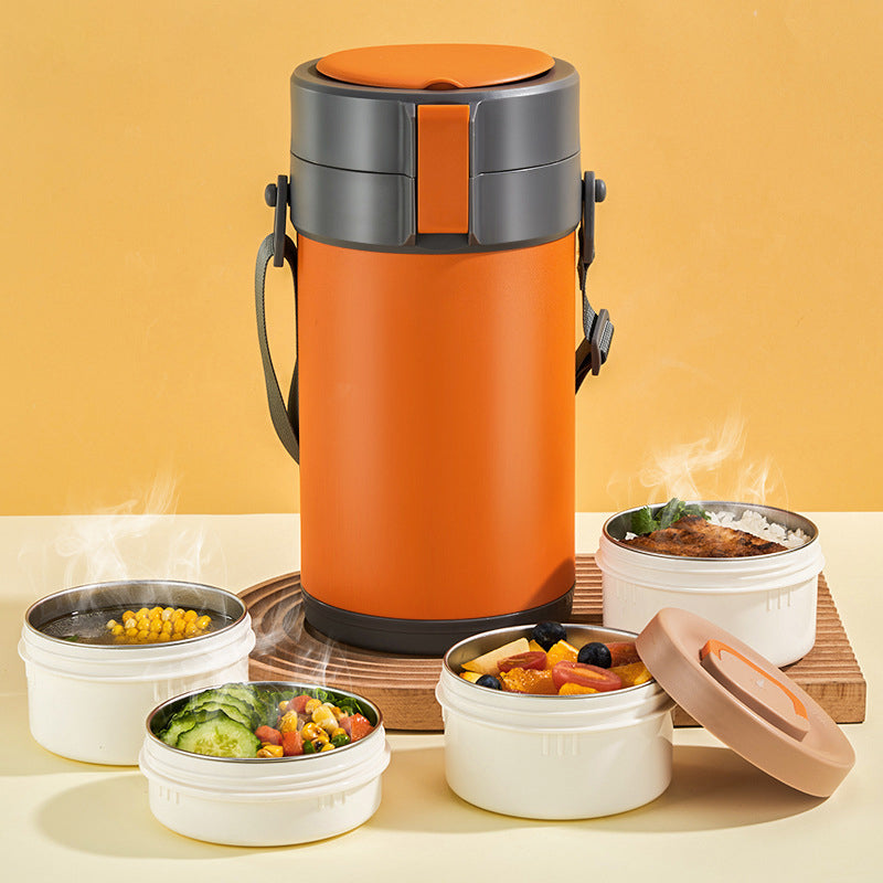 🔥New Hot Selling❤️🔥Stainless Steel Multi-layer Large-capacity Extra-long Insulated Lunch Box