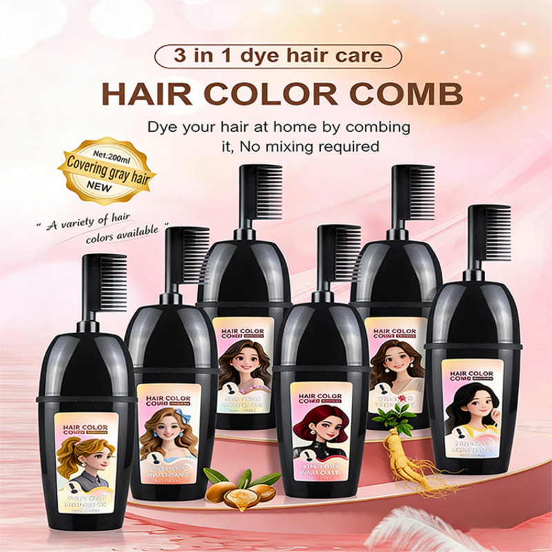🔥Best Seller 50% Off!!🦄3-in-1 Hair Dye Comb💇♀️