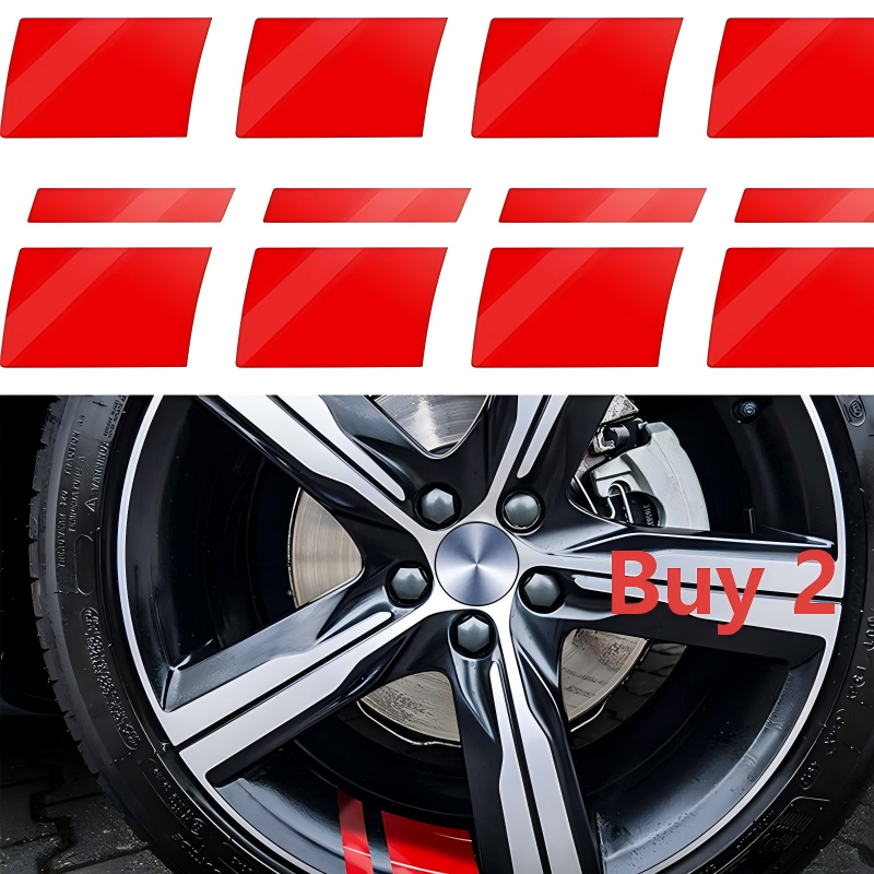 🥳2026 HOT SALE🥳💞50K+ SOLD!🚗✨ 50% OFF! Wheel Rim Reflective Stripes – Peel & stick, bright at night. Safer driving, instant style. 🛡️🌙