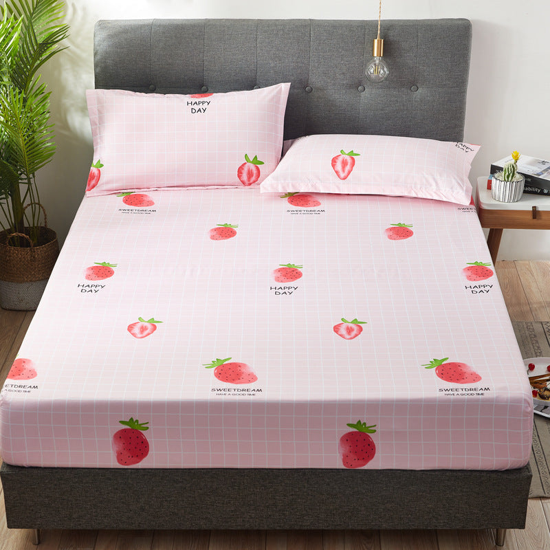 Breathable & Non-Pilling Fitted Sheet & Pillowcase Set