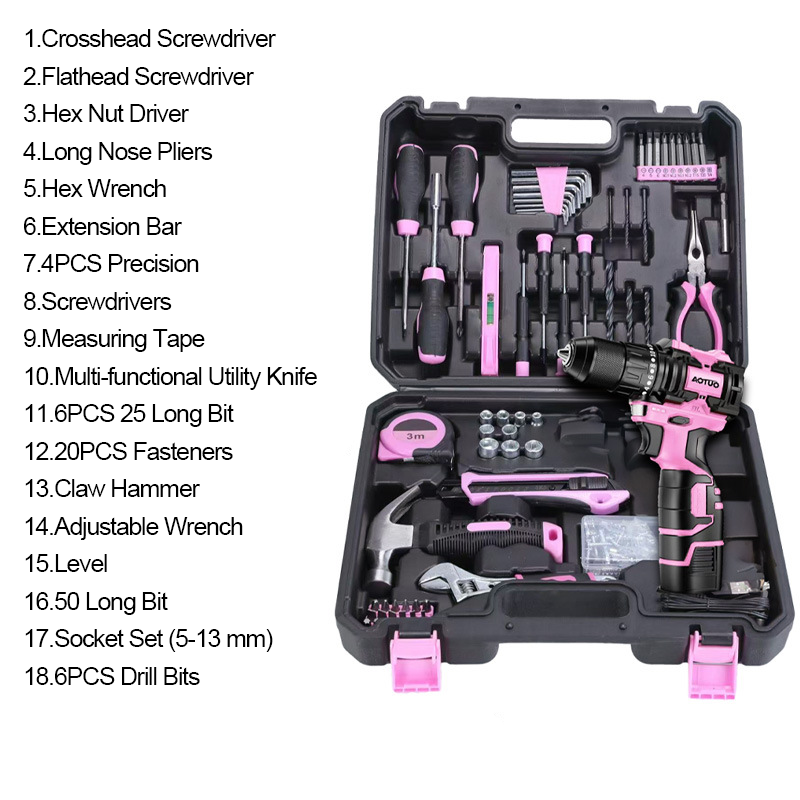 📢📢50% OFF !! ⏰Cordless Power Drill Kit
