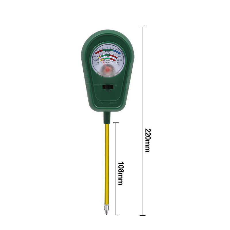 🌱 50% OFF! 🔥 3-in-1 soil analyser with pointer display – Measures pH, moisture and light – Ideal for gardens, lawns or pot plants – Simple plug-in installation, no batteries required 🌿