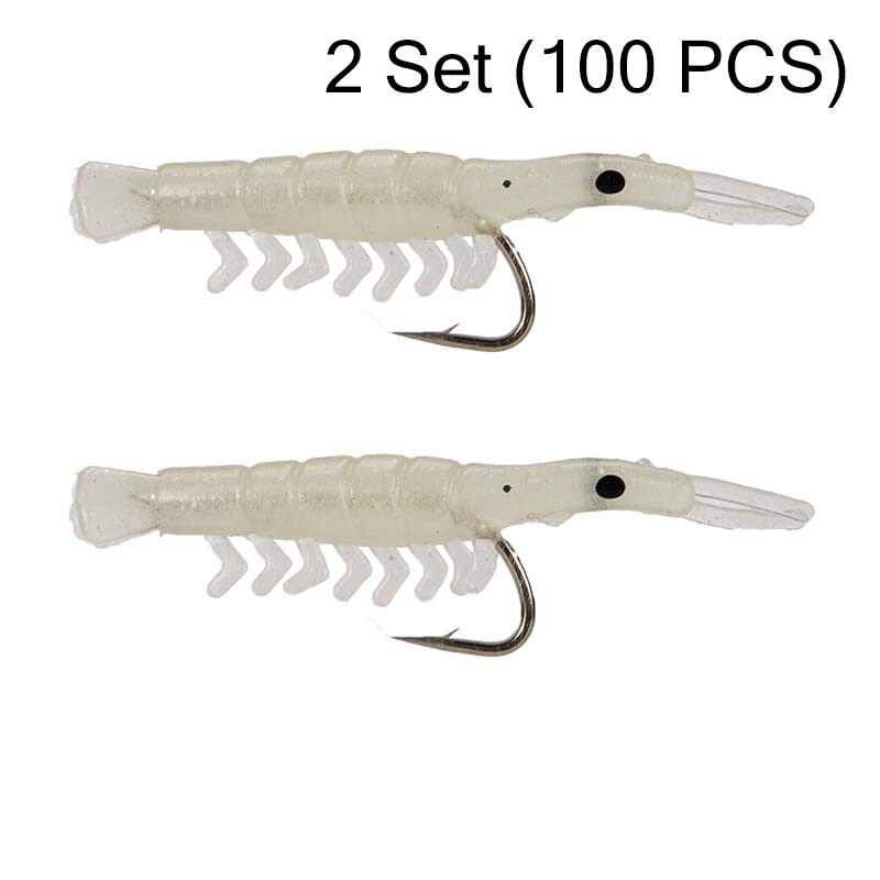 ๐ฅณ2026 HOT SALE๐ฅณ๐50K+ SOLD!๐๐ช 50% OFF! 50PCS Soft Shrimp Lures โ Realistic texture, sharp hidden hooks. Works in rivers, lakes & sea. No more missed strikes! ๐๐ฃ