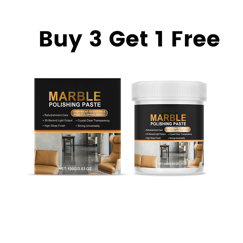 🏆 Last Day Special Price £9.78 ! 🔥Buy 2 Get 1 Free🎁Marble Polishing Paste Restores dull marble surface, removes scratches, stains and water marks, creates glossy finish, easy to apply✨