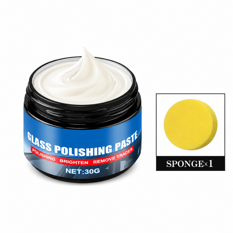 ๐ฅ50% OFF๐ฅ Car Glass Oil Film Remover โ Eliminates Glare & Wiper Smears, Repels Rain, Works on All Glass โ Sponge Included! ๐