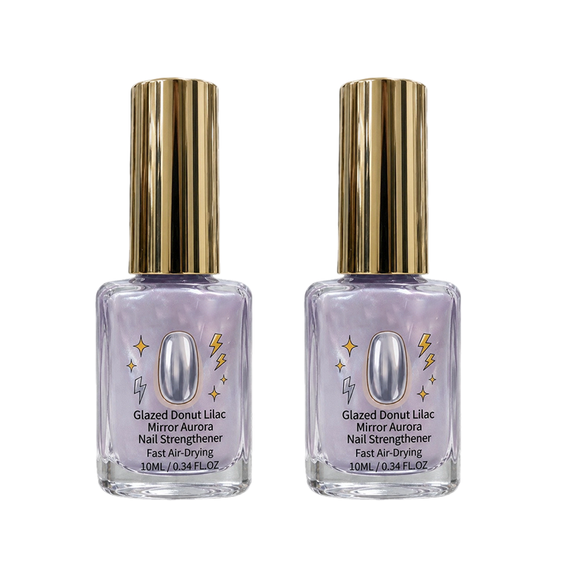📢📢50% OFF !! ⏰Lilac Glossy Mirror Nail Strengthener