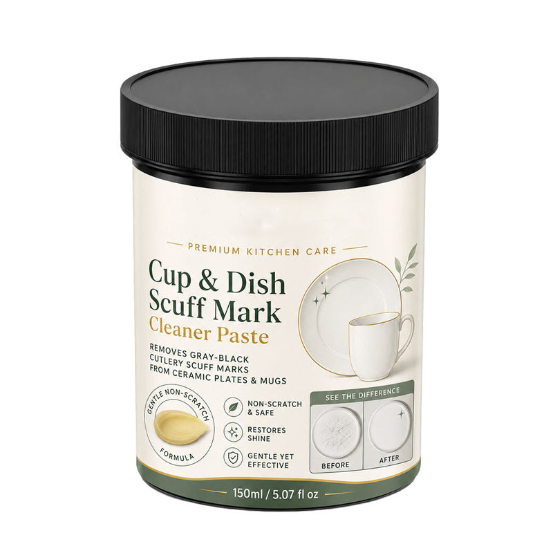 🔥 Ceramic Tableware Metal Mark Remover Paste – Gentle Formula Erases Scuff Marks – Ideal for Plates, Mugs, Bowls & Saucers 🍽️🧽