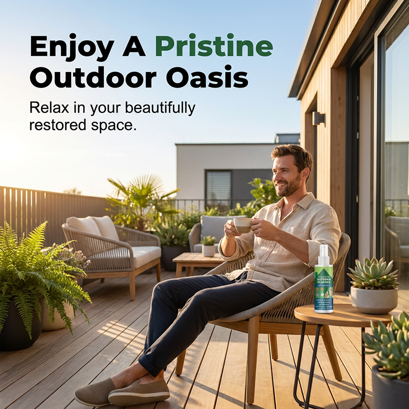 🥳2026 TOP PICK🥳 Outdoor Cleaner Concentrate – Powerful Formula, Plant-Friendly, Works on Wood, Concrete & Brick – Easy Spray Application! 🏡💨