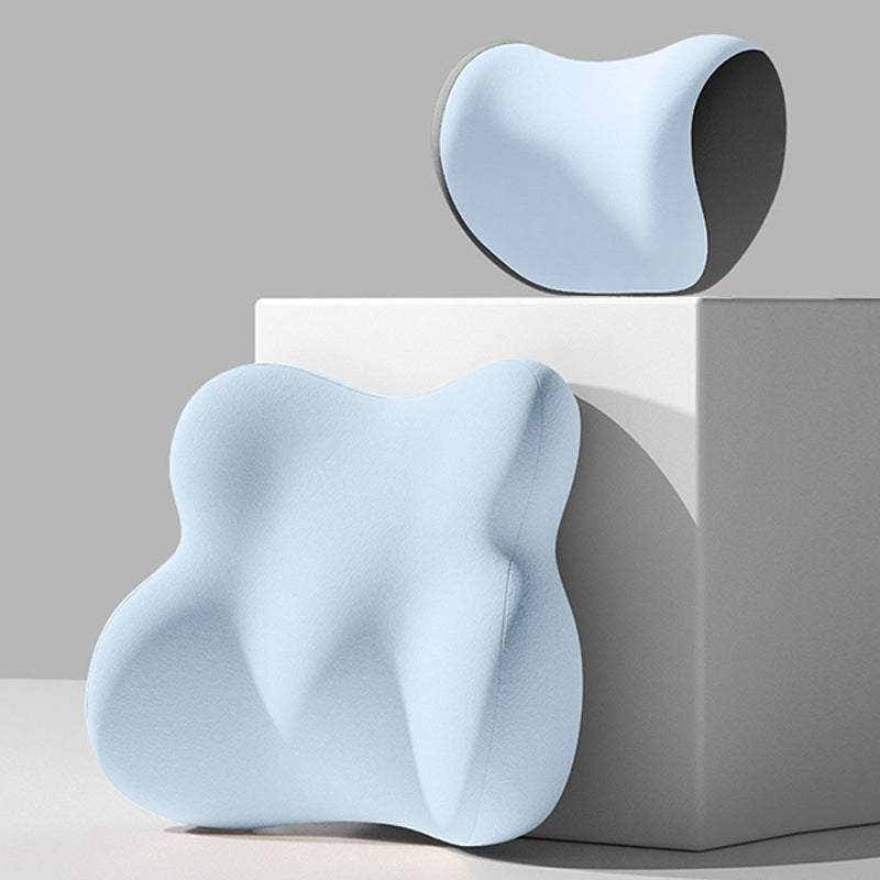 ⏳Limited-time 50% off⏰Ergonomic Headrest & Lumbar Cushion