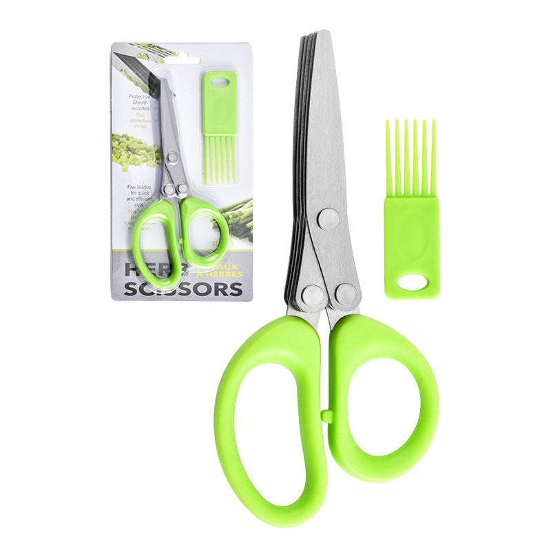 🥳HOT SALE🥳💞100K+ SOLD! Kitchen Scissors – From £5.99! 5-blade cutter, stainless steel & ergonomic grip. Chop herbs in seconds – grab yours! ✅