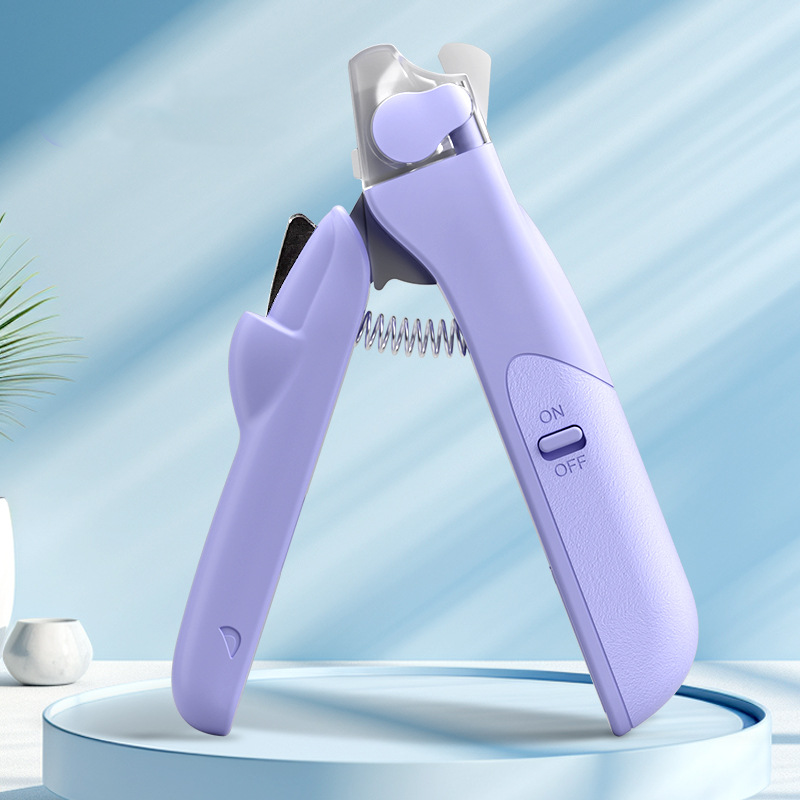 🥳2026 BESTSELLER🥳 Pet Nail Clipper with LED – Stainless Steel Blade, Ergonomic Grip – Built-in File, Compact – Grooming Essential! 🛡️💨