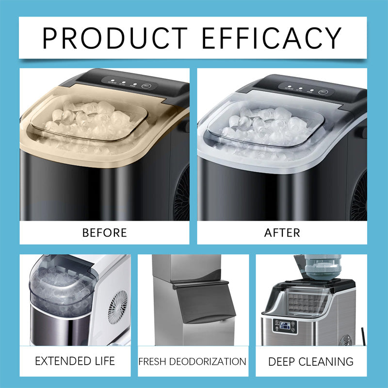 🥳HOT SALE🥳💞50K+ SOLD! Ice Cleaner Tablets – From £6.99! Dissolves buildup, non-corrosive & drop-in easy. Fresh ice – grab yours! ✅