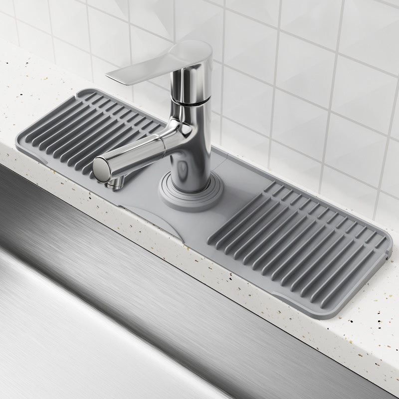🥳HOT SALE🥳💞50K+ SOLD! Faucet Mat – From £6.99! Sloped drain, non-slip & food-grade. Dry, clean sink – grab yours! ✅