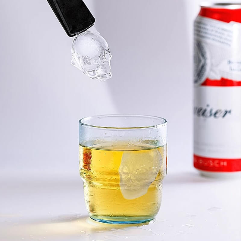 🥳HOT SALE🥳💞50K+ SOLD! Skull Ice Mold – From £5.99! Food-grade silicone, slow-melting & multi-use. Fun drinks – grab yours! ✅