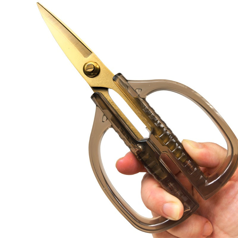 🔥 Sale now on! Stainless steel kitchen shears – cut bones, meat & veg effortlessly. ✂️💪