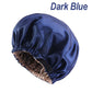 [Best Gift] Women's Double Layer Satin Cap For Makeup And Sleeping