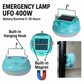 GENUINE (Real 7200mAh battery) 400W UFO LED emergency light