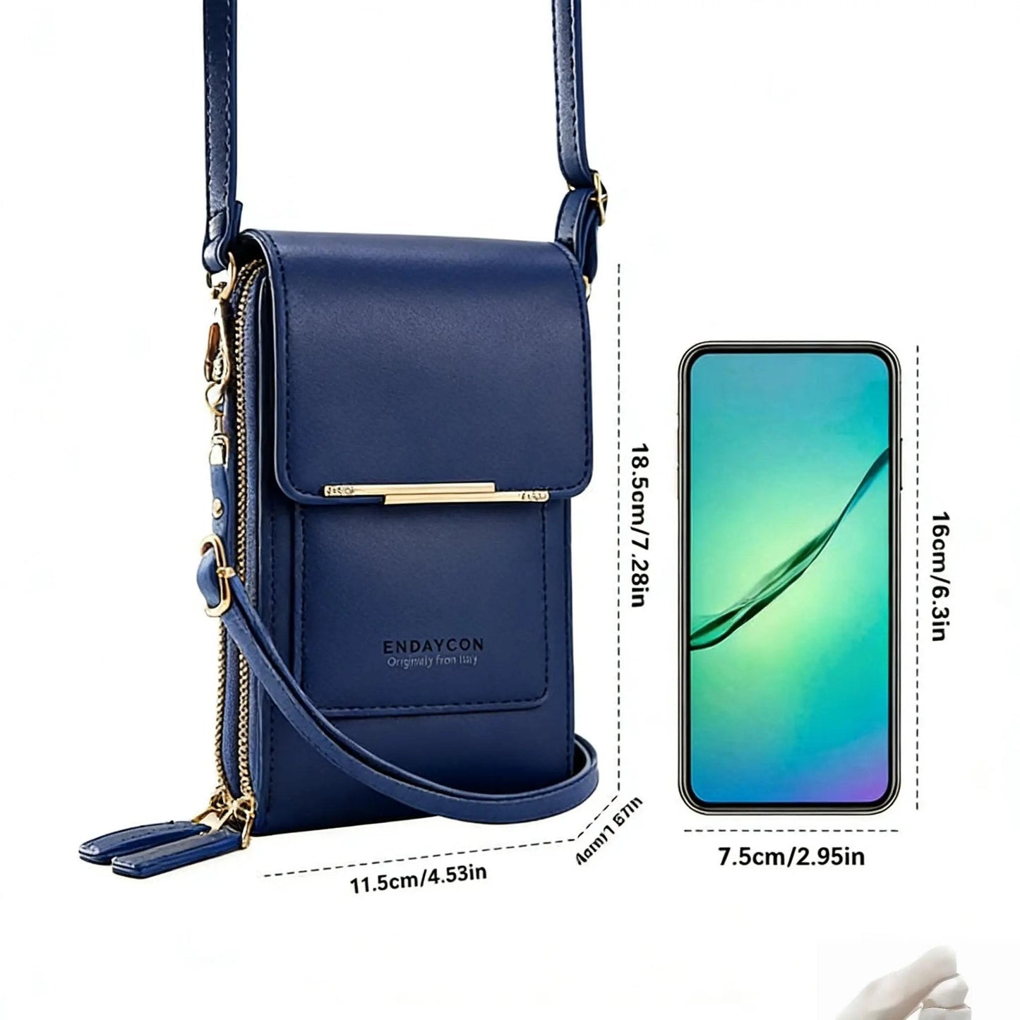 🏆Last Day Promotion：ONLY ￡13.99!!👜📱 Simple and elegant women's touchscreen crossbody phone wallet