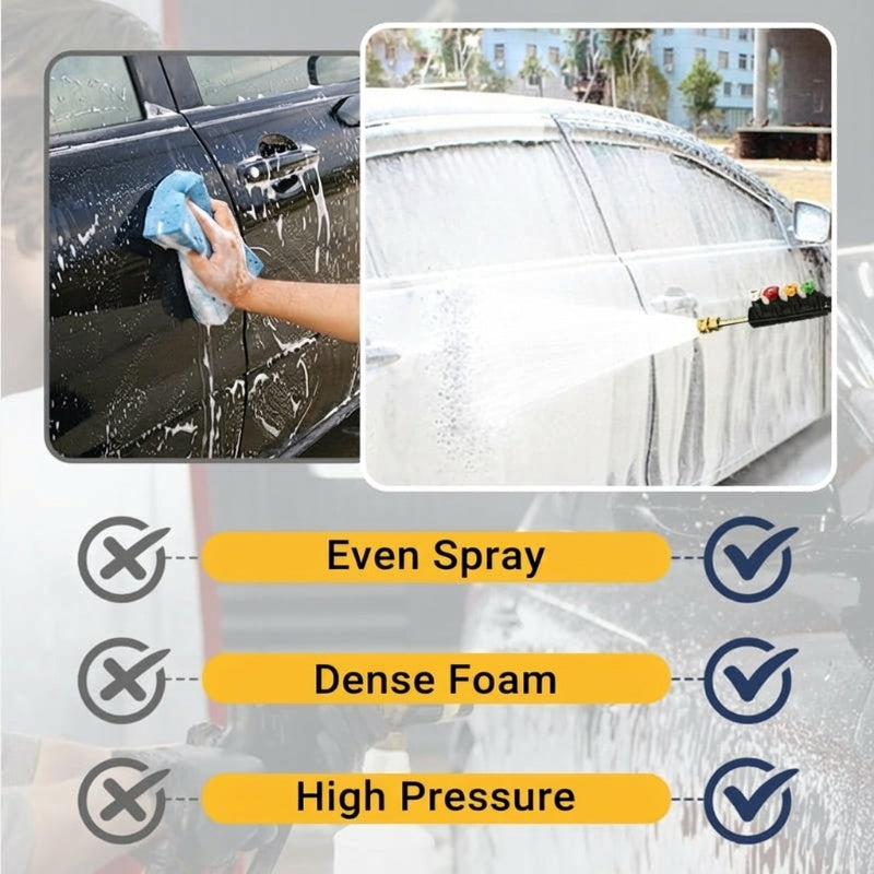 🏡 【PROFESSIONAL CLEANING】4000 PSI Telescopic Pressure Washer ✨ 3-in-1 Cleaning for the Whole House – No Ladder Required!