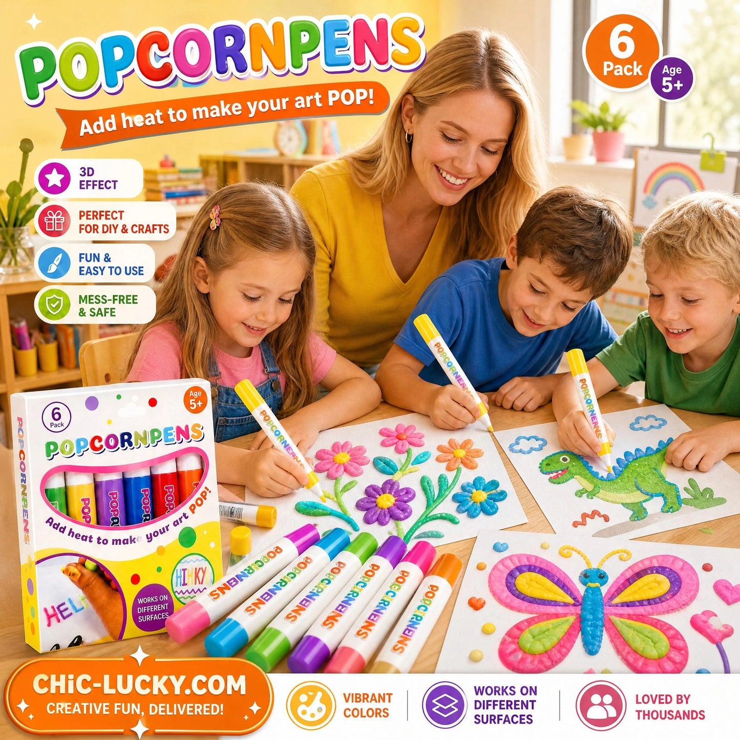 💥Christmas Hot Sale 55% OFF🎁Magic Puffy Pens & Buy 3 Pay 2 🔥
