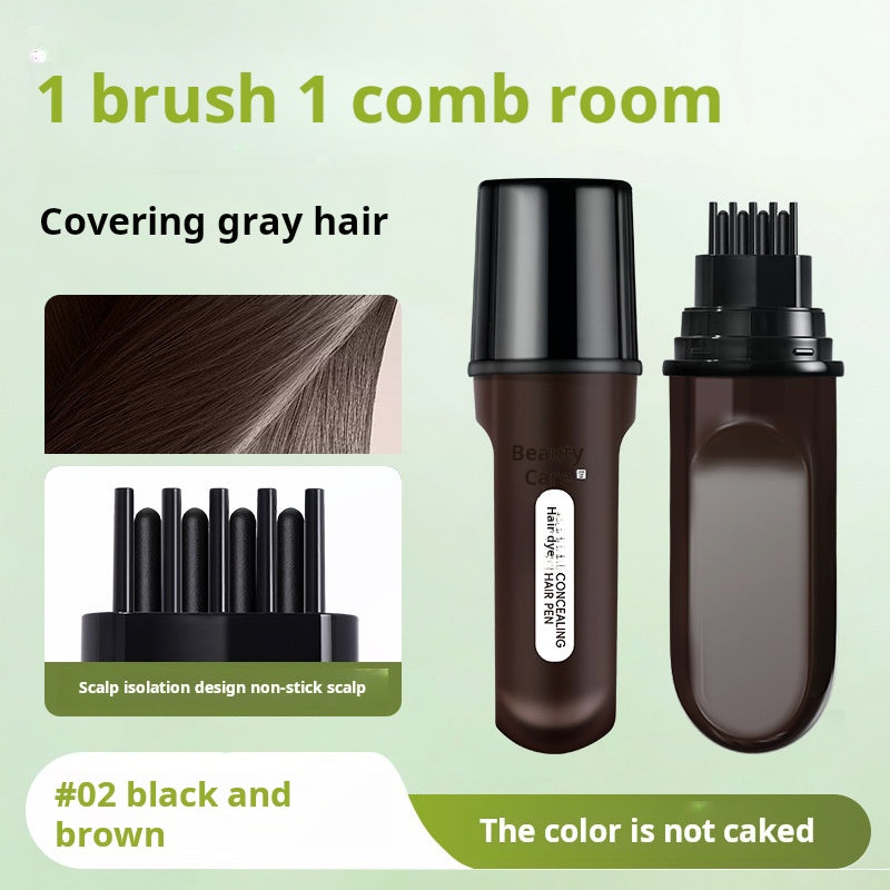 💇‍♀️Buy 1 Get 1 Free✨ 10-Second Root Rescue! Gray Coverage Hair Pen - Instant Youth in a Click! ✨