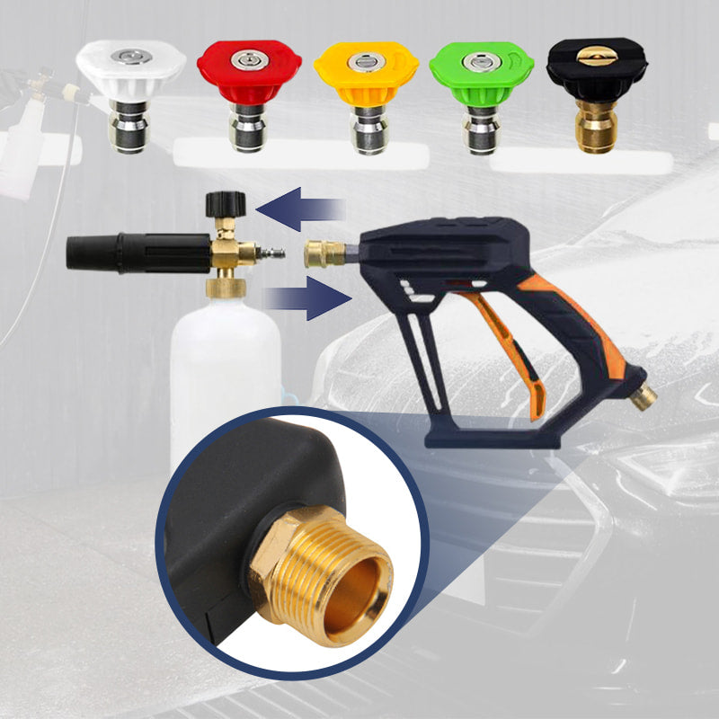 🏡 【PROFESSIONAL CLEANING】4000 PSI Telescopic Pressure Washer ✨ 3-in-1 Cleaning for the Whole House – No Ladder Required!