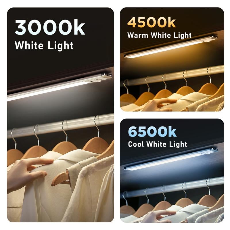 🏆 Hot Sale - 49% OFF 🔥3-Color Lighting Punch-free Smart Sensor Magnetic Rechargeable LED Lights