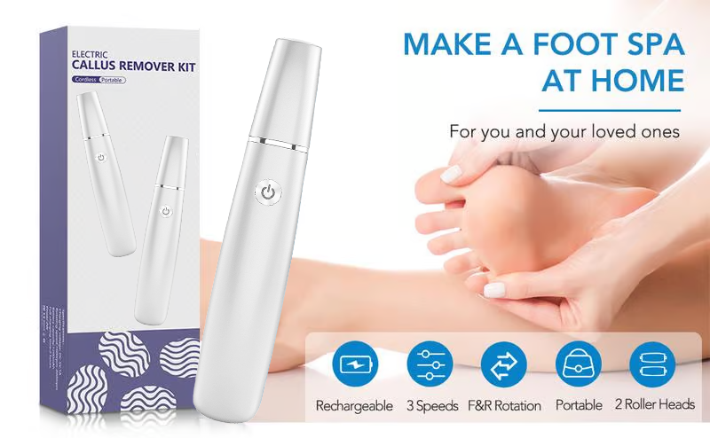 🔥Last Day Special Price £9.99!!💥-🎁Portable Electric Feet Callus Remover