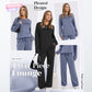 🔥LAST DAY 50% OFF💓Women's Crew Neck Top & Drawstring Pants Set