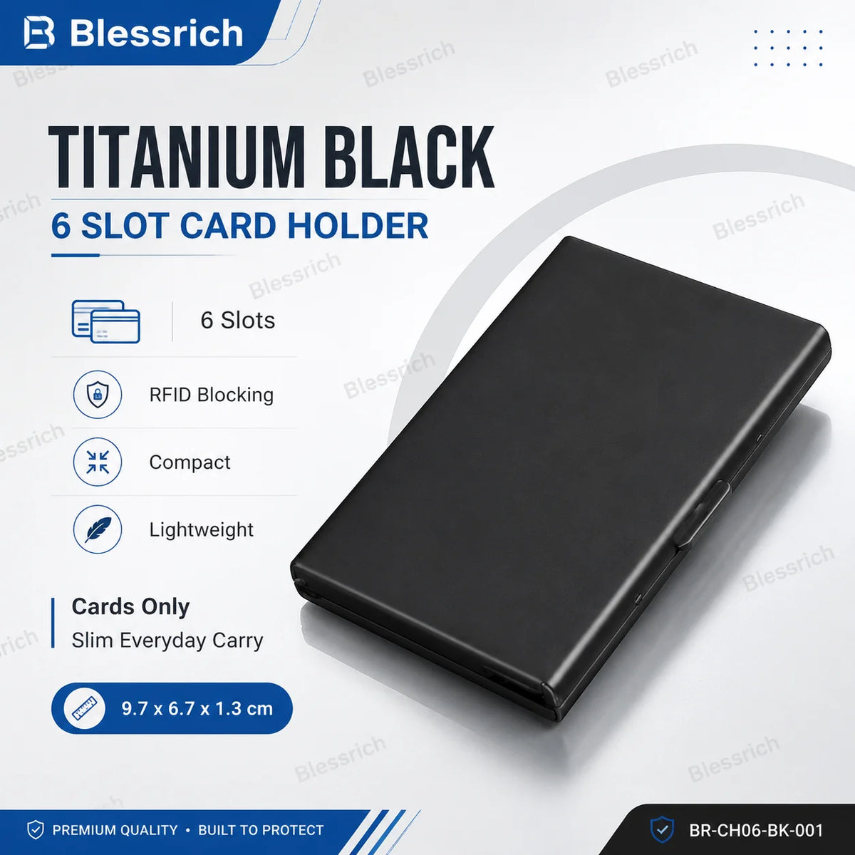 💰 Price Drop! RFID-blocking card holder – stainless steel, slim design, 3 capacities. 📇✨