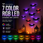 🎃FLASH SALE🎃 3D Bat Decor Stickers Set – 48–128PCS, Reusable, Easy Apply & Remove – Spooky Halloween Vibes! 🦇✨