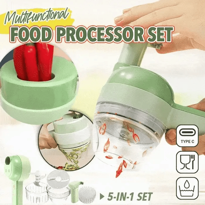 🥳2026 HOT SALE🥳💞50K+ SOLD! 🥗🎁 50% OFF! 4-in-1 Vegetable Cutter – From £9.99! Cuts, chops, peels & cleans. Cordless, dishwasher safe – stock up & save! 🏠✅
