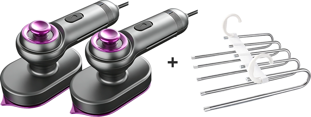 🔥Garment steamer for clothes, 👔hand steamer & iron 2 in 1, 15-second rapid heating, large control panel, suitable for worldwide travel💨