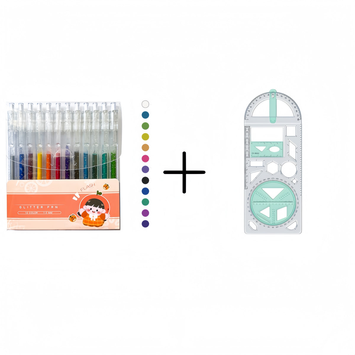 🎨 Quick-Drying Sparkle Pen Set for Cards, Planners and Scrapbooks