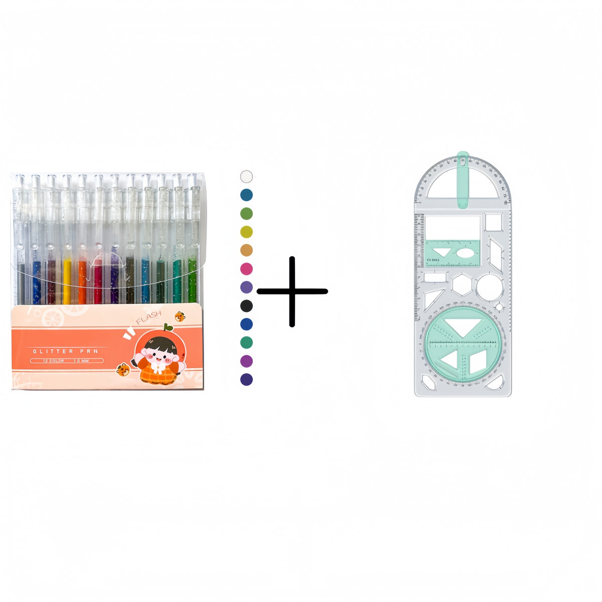🎨 Quick-Drying Sparkle Pen Set for Cards, Planners and Scrapbooks