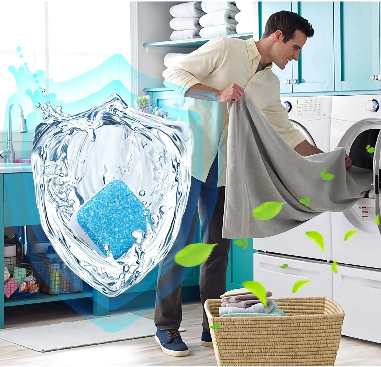 🔥Solange der Vorrat reicht 40 % Rabatt!🎉Washing Machine Deep Cleaner Tablets ( Buy 2 Get 5 FREE )