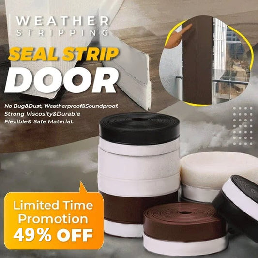 🥳HOT SALE🥳💞49K+ SOLD! Door Seal Strip – BUY 1 GET 1 FREE! 5m, self-adhesive & dust/insect/noise proof. Quiet home – grab yours! ✅