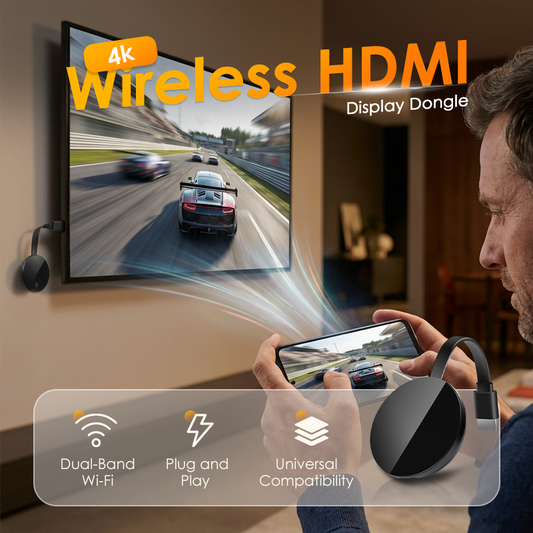 🔥🎁New arrival 50% OFF💥4K Wireless HDMI Display Dongle