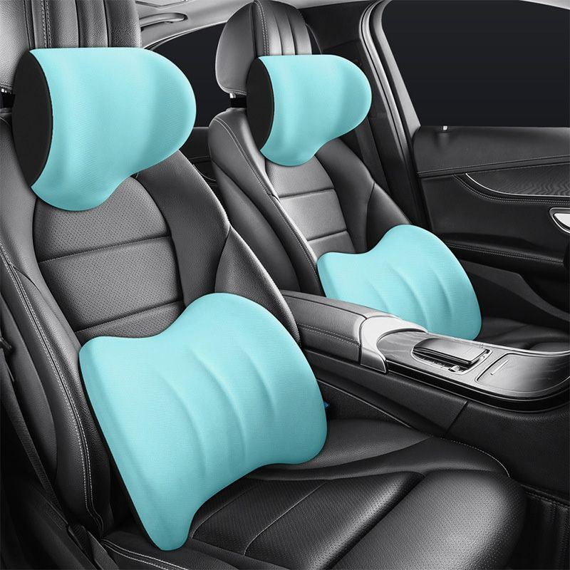 🎁Hot Sale 40% OFF⏳Ergonomic Car Seat Headrest&Lumbar Cushion