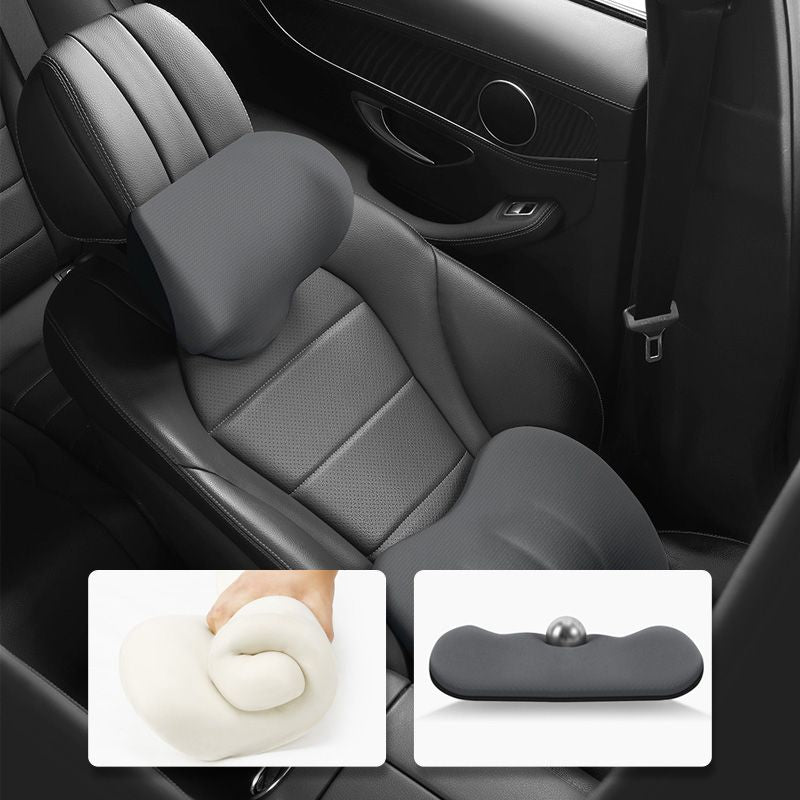 🎁Hot Sale 40% OFF⏳Ergonomic Car Seat Headrest&Lumbar Cushion