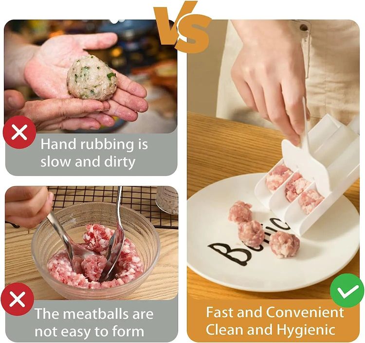 🥳HOT SALE🥳💞10K+ SOLD! Triple Meatball Maker – From £5.99! 3 at once, non-stick & easy clean. Fast & mess-free – grab yours! ✅