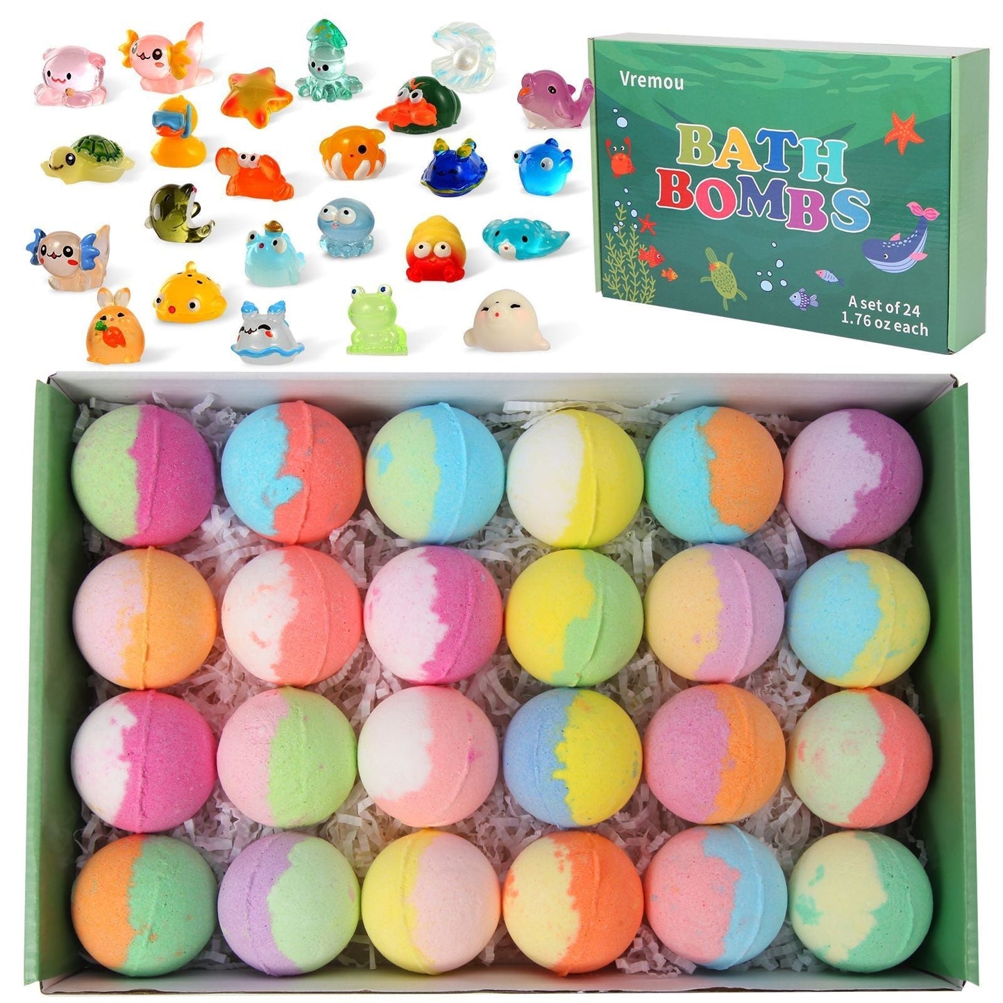 🐬Easter Special 40% OFF!🐠Bath Bomb Gift Set for Kids