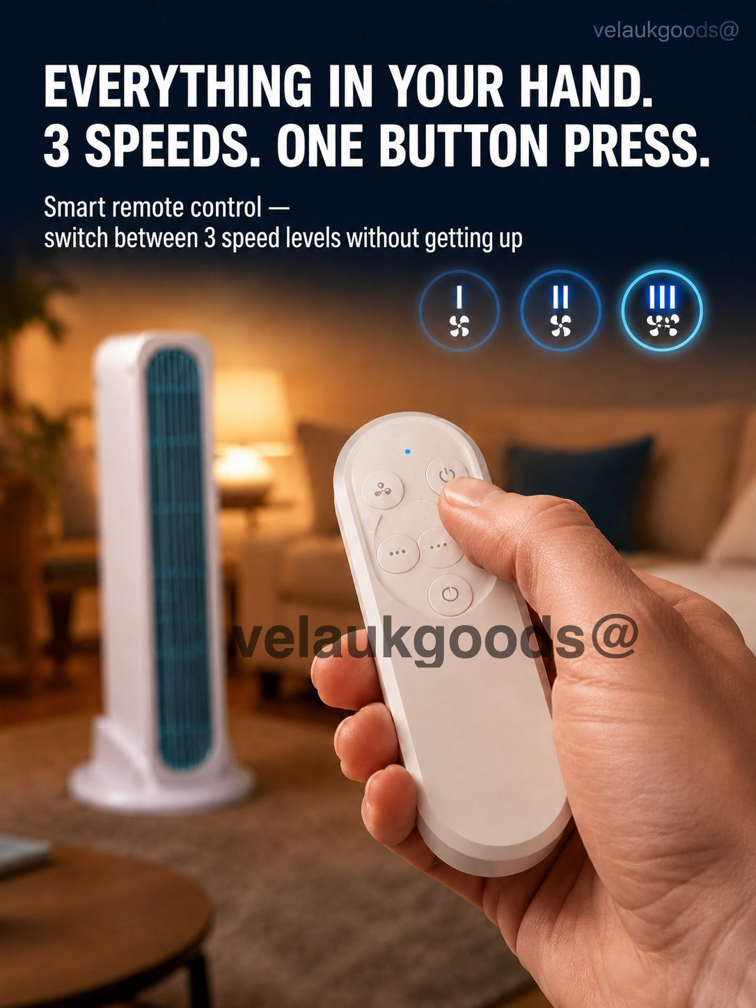 ❄️【Cool the Entire Room in 90 Seconds】Tower Fan—an air conditioner that can be used in both upright and horizontal positions