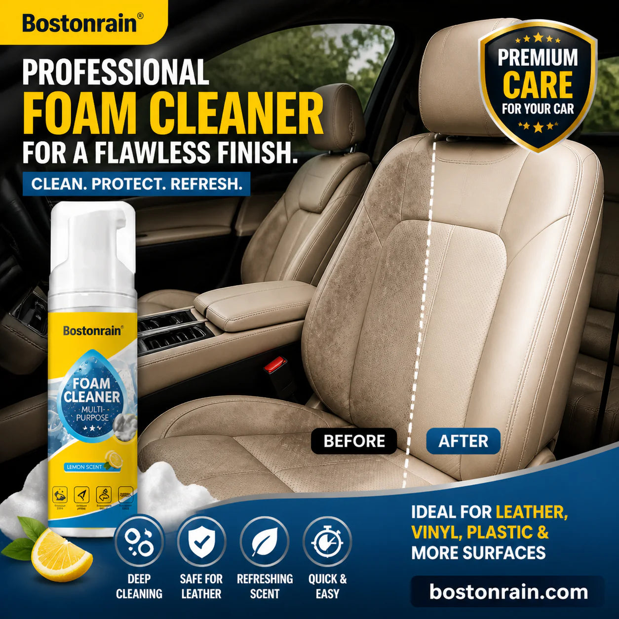 Limited Offer 60 %OFF ✨Multi-Purpose Foam Cleaner✨Powerful Stain & Grease Remover, Home Cleaning Essential
