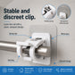 🔥Nail-Free Adjustable Curtain Rod Hooks
