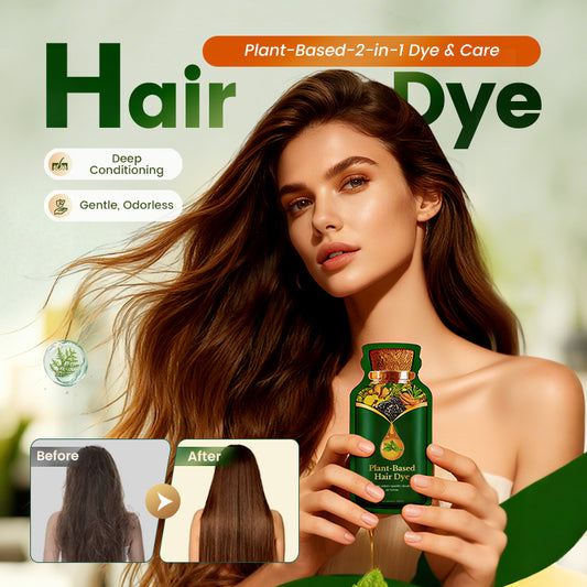 🔥New Hot Selling❤️‍🔥  Gentle Plant-Based Quick-Use Hair Dye（50% OFF）