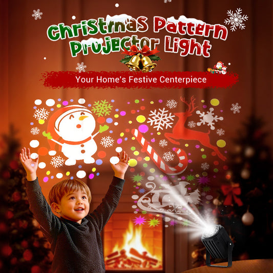⏰Christmas Countdown! ⚡🔥50% OFF🎅Rotating LED Christmas Pattern Projector Light
