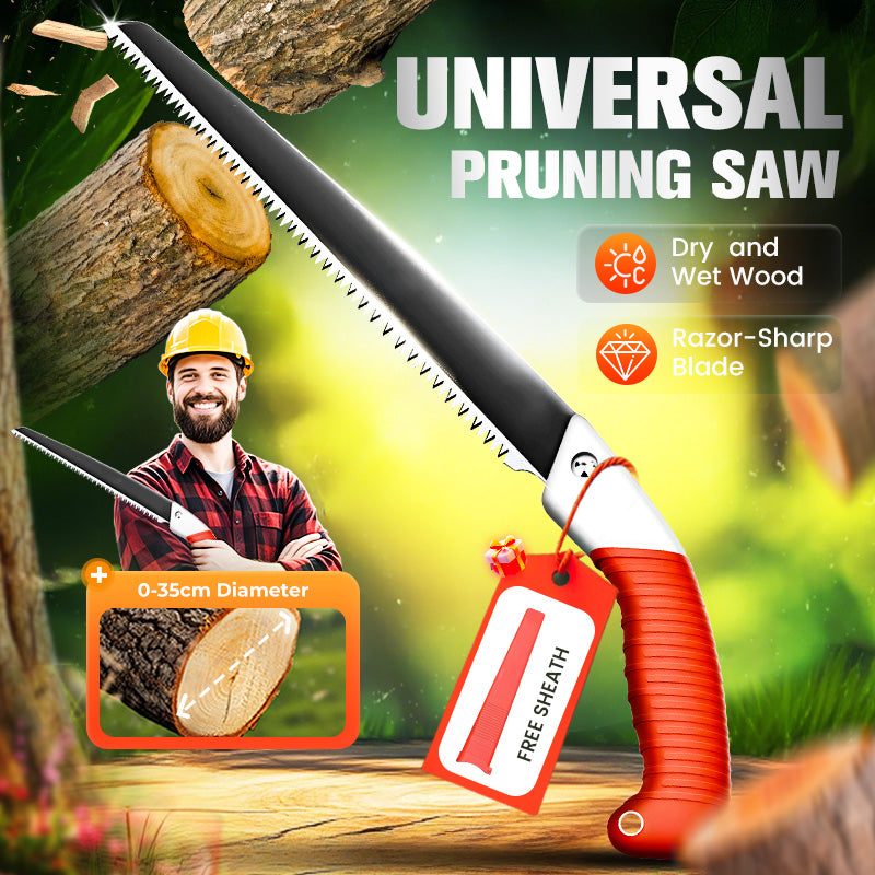 ⏳Limited-time 50% off⏰Lightweight And Sharp Universal Pruning Saw With Sheath🪵🪚