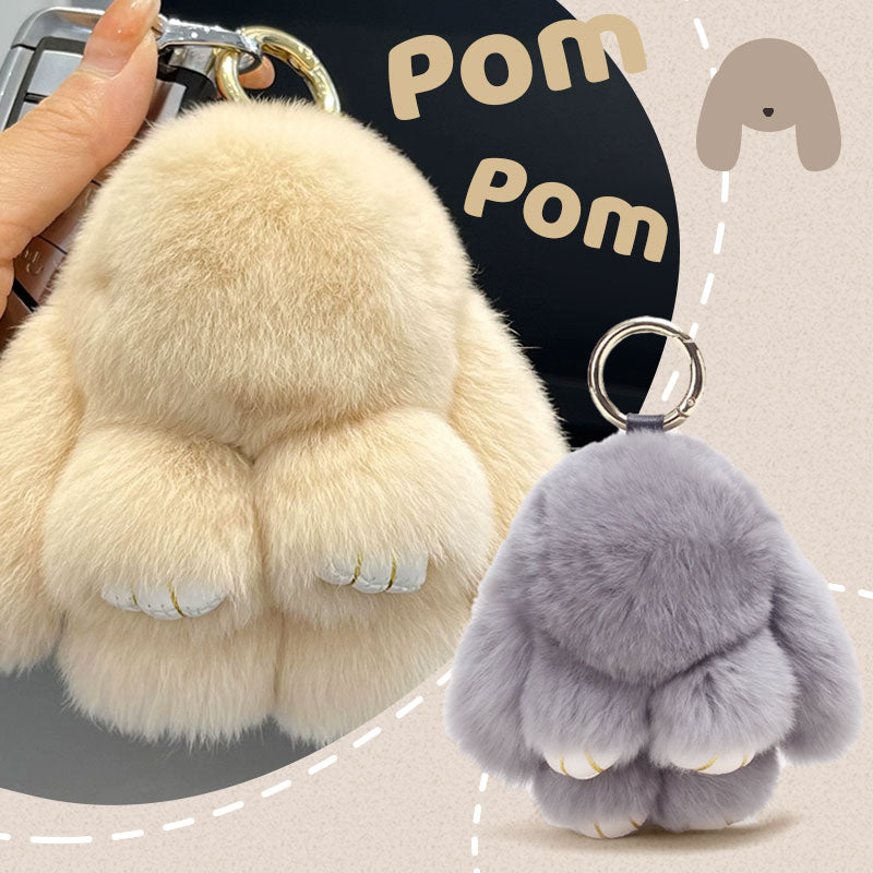🏆LIMITED TIME SPECIAL SALE 49% OFF🐰Handmade Soft Bunny PomPom Charms