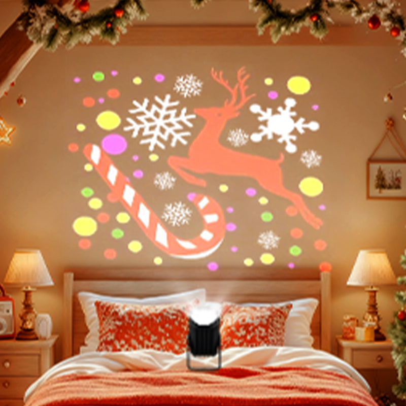 ⏰Christmas Countdown! ⚡🔥50% OFF🎅Rotating LED Christmas Pattern Projector Light